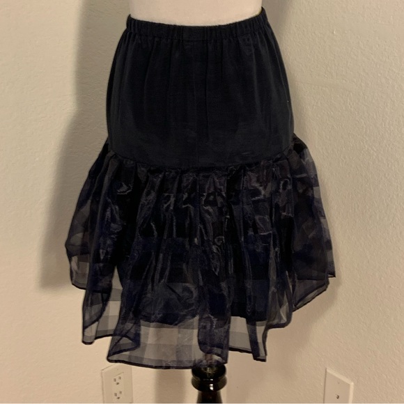 VGUC Vintage Zoe Ltd. black Taffets Skirt - Size 10 - Picture 3 of 5